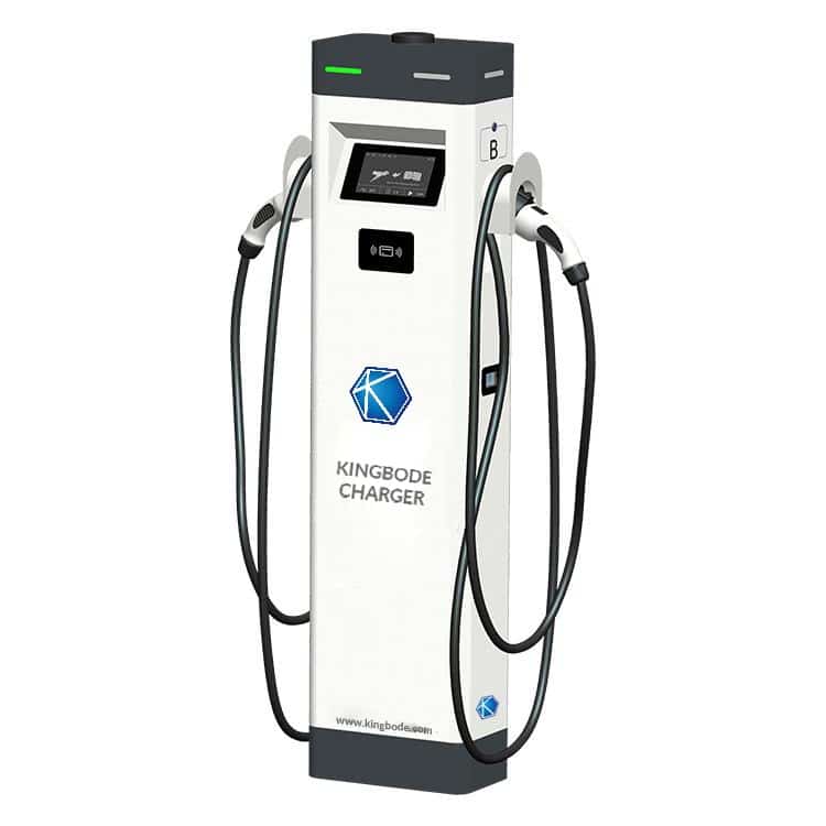Pedestal 2x7kW 2x22kW Dual AC Commercial EV Charger KINGBODE
